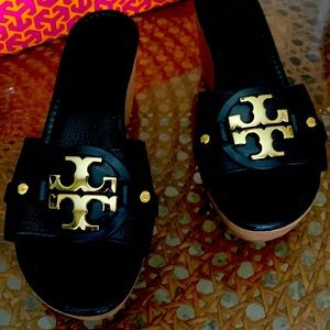 Tory Burch, wedge sandal, size 8